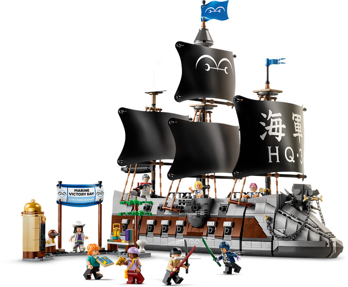 LEGO One Piece Het slagschip van Garp 75646 detail