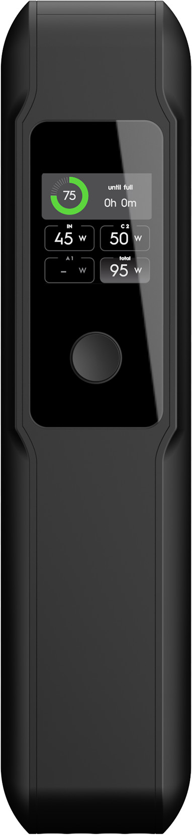 Xtorm NextGen 100W Powerbank 60.000mAh Zwart linkerkant