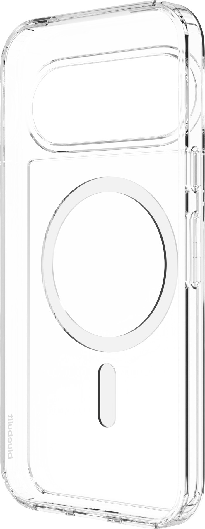 BlueBuilt Protective Back Cover met Magneet Google Pixel 11 Transparant rechterkant