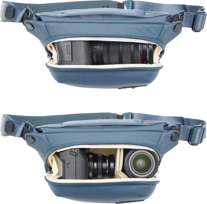 Peak Design Everyday Sling 3L Ocean binnenkant