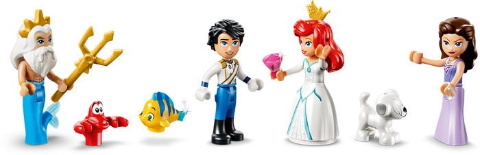 LEGO Disney Ariëls Koninklijke Trouwboot 43299 detail