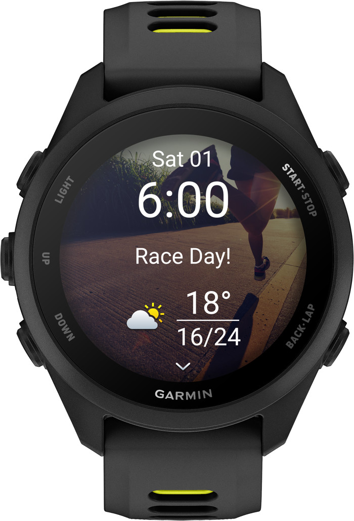 Garmin Forerunner 170 43 mm Zwart voorkant