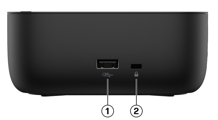 HP USB-C 100W G6 Dock rechterkant