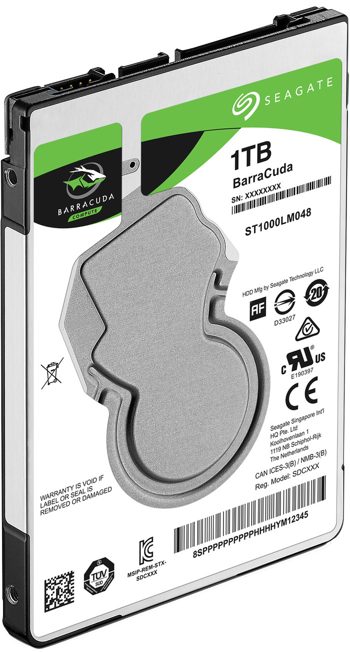 Seagate BarraCuda ST1000LM048 1TB bovenkant