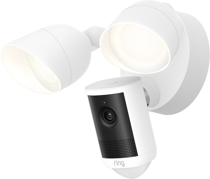 Ring Floodlight Camera 2e Generatie Wit rechterkant