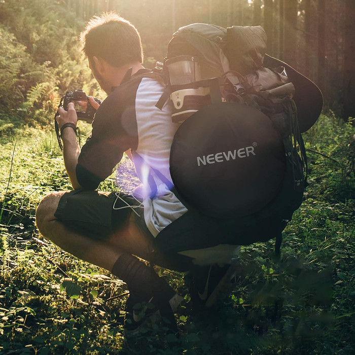 Neewer RF-110 Reflectorset (5 in 1) product in gebruik
