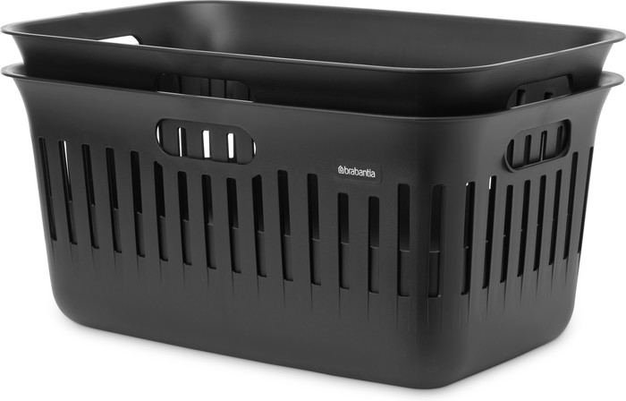 Brabantia Collect-It Wasmand 40 liter - Set van 2 - Zwart Main Image