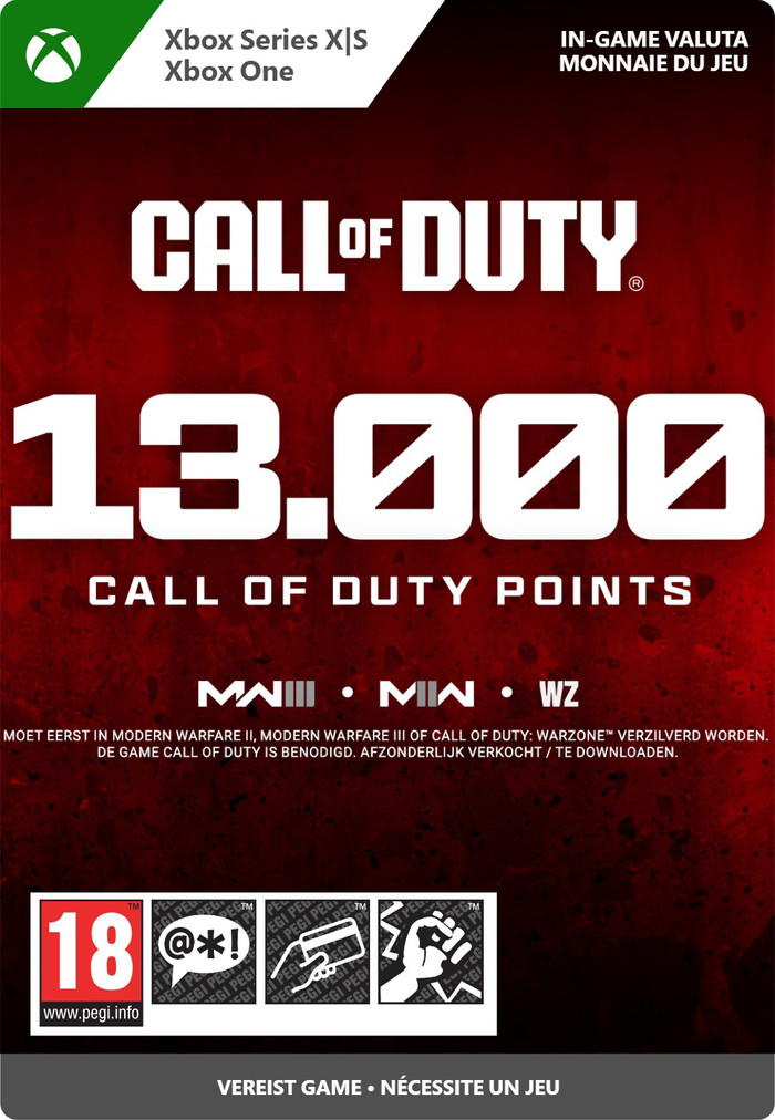 Call of Duty 13.000 Points Xbox Series X|S en Xbox One - Digitaal Main Image