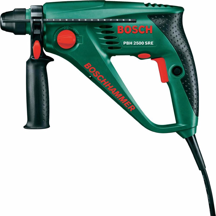 Bosch PBH 2500 SRE + 6-piece SDS Plus Drill Bit Set null
