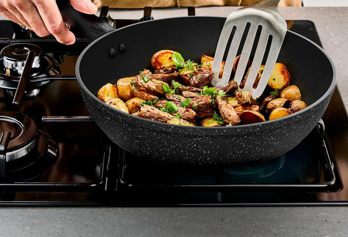 Tefal Excell'Cook Koekenpan 28 cm product in gebruik