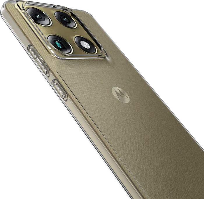 Just in Case Soft Design Motorola Signature Back Cover Transparant rechterkant