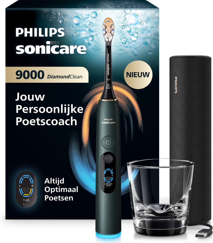 Philips Sonicare Series 9000 HX9213/84 Groen Main Image