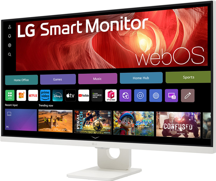 LG Smart Monitor 32U721SA-W voorkant