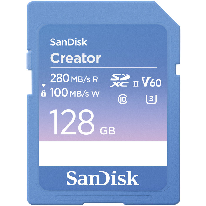 SANDISK SDXC Creator 128GB 100MB/s Main Image