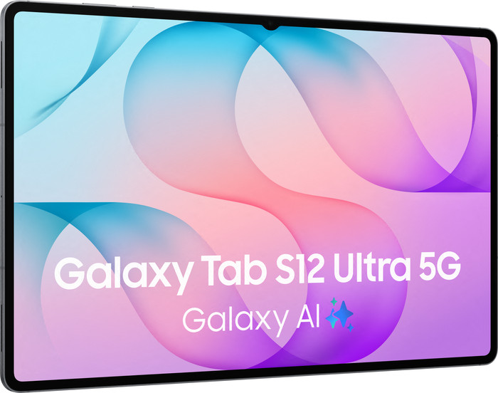 Samsung Galaxy Tab S12 Ultra 14,6 inch 1TB Wifi + 5G Grijs bovenkant