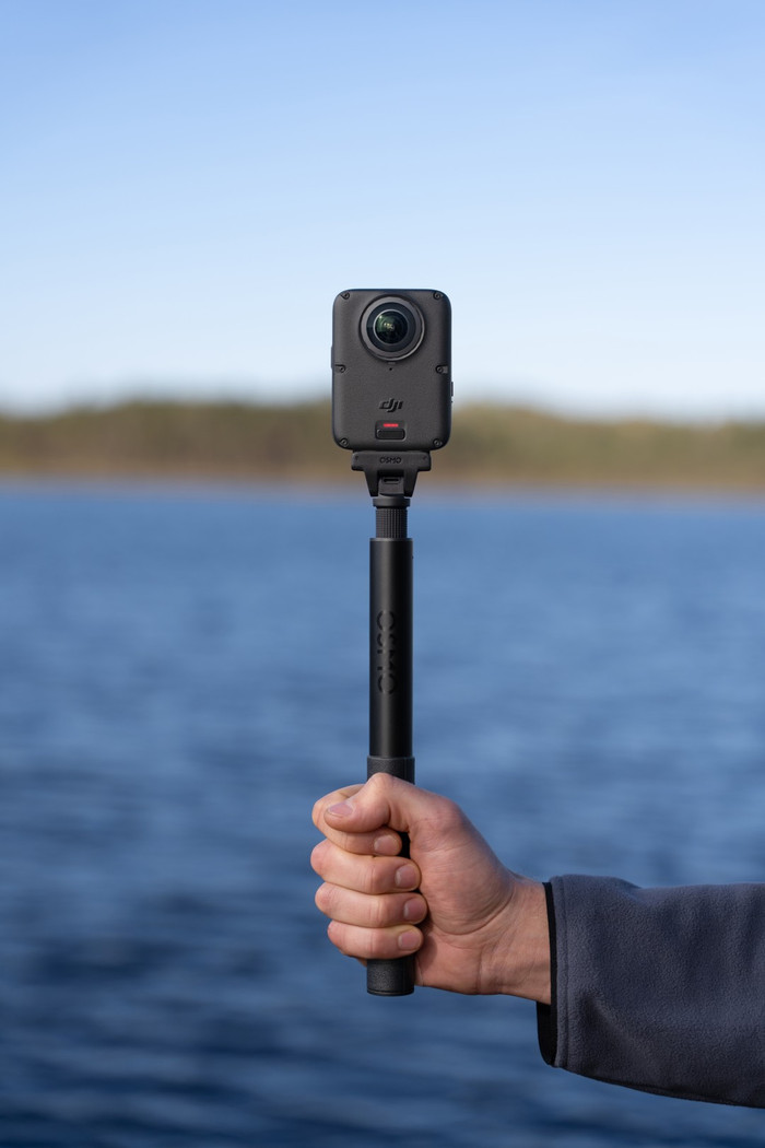 DJI Osmo 360 II Adventure Combo product in gebruik