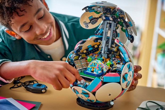 LEGO Editions Voetbal 43019 product in gebruik