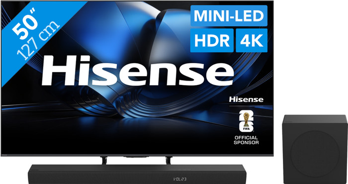 Hisense ULED 50" U79SE (2026) + Hisense HS3100 Main Image