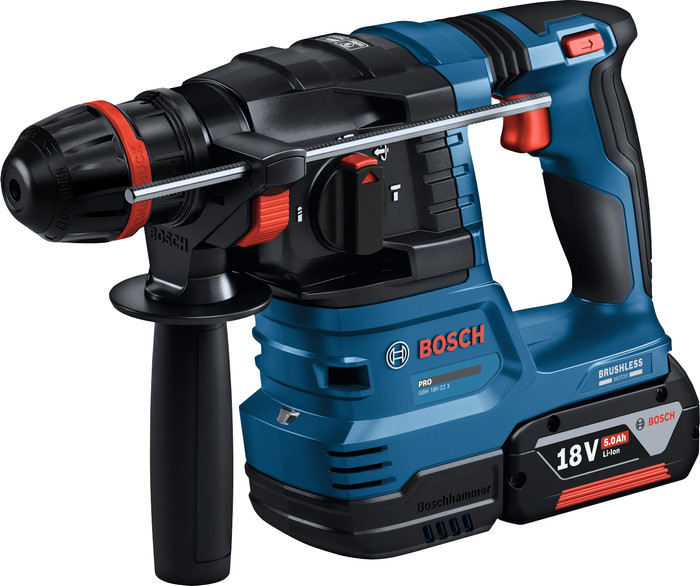 Bosch Professional GBH 18V-22 + GWS 18V-8 Combiset rechterkant