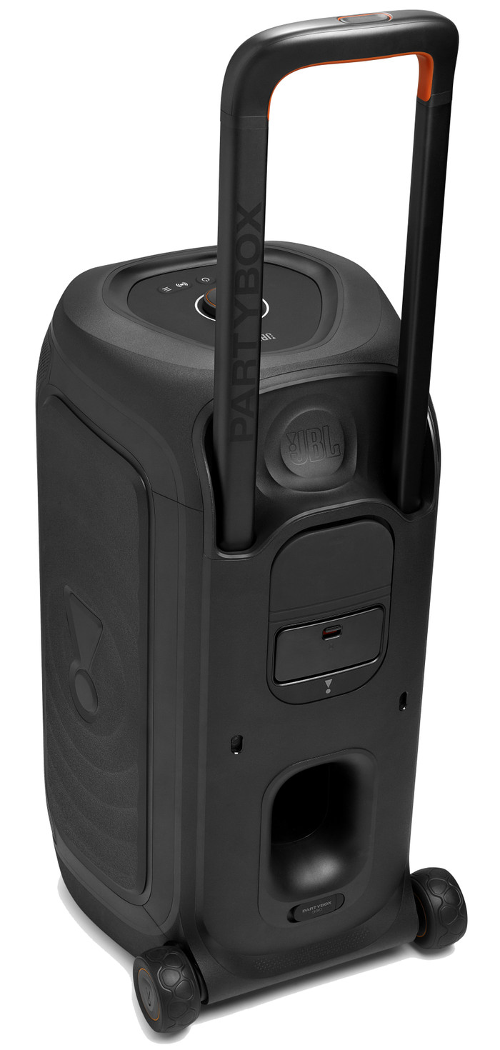 JBL Partybox 330 Zwart achterkant
