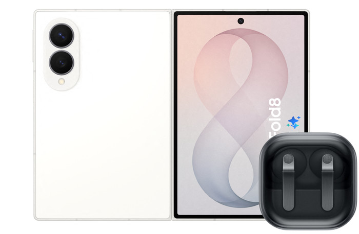 Samsung Galaxy Z Fold 8 512GB Wit 5G + Samsung Galaxy Buds4 Pro Zwart Main Image