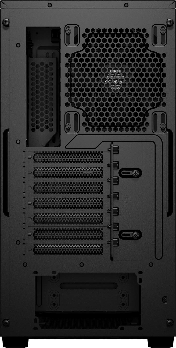 be quiet! PURE BASE 501 Zwart achterkant
