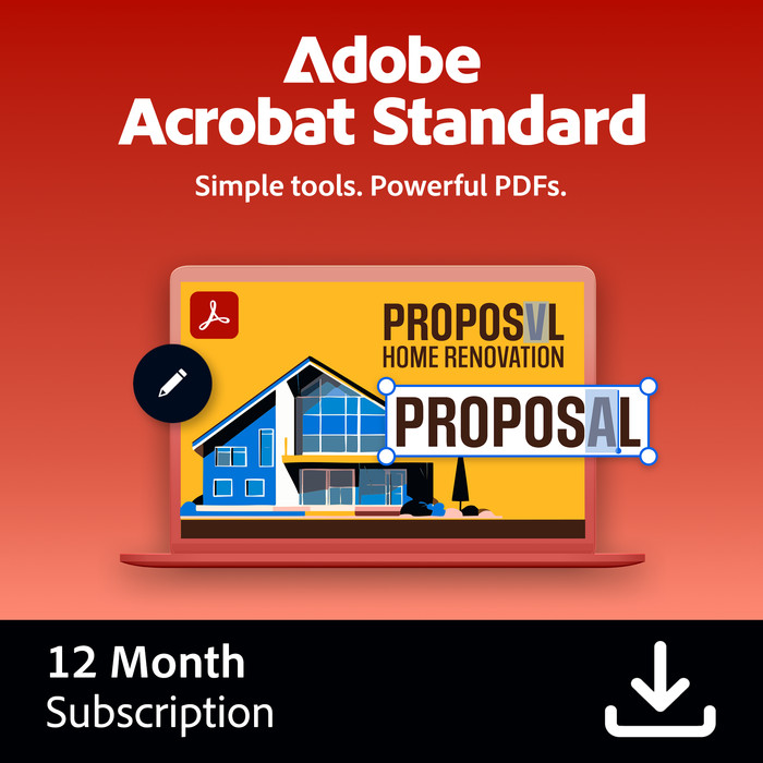 Adobe Acrobat Standard DC 1 Year - Digital Main Image