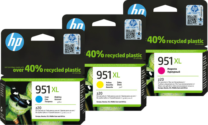 HP 951XL Cartridges Tri-Color Pack Main Image