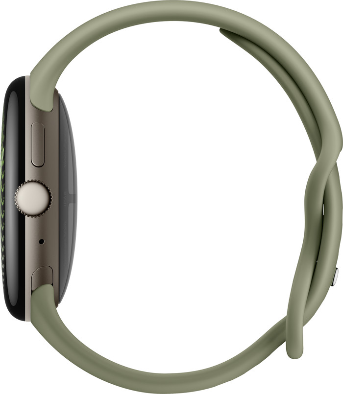 Google Pixel Watch 5 Groen 45mm linkerkant