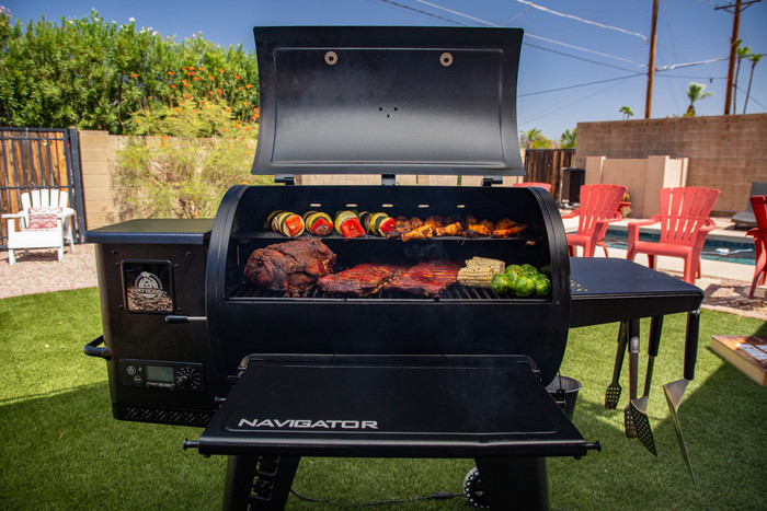 Pit Boss Navigator 850 product in use