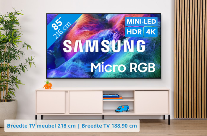 Samsung Micro RGB 85" R85H (2026) visual Coolblue 1
