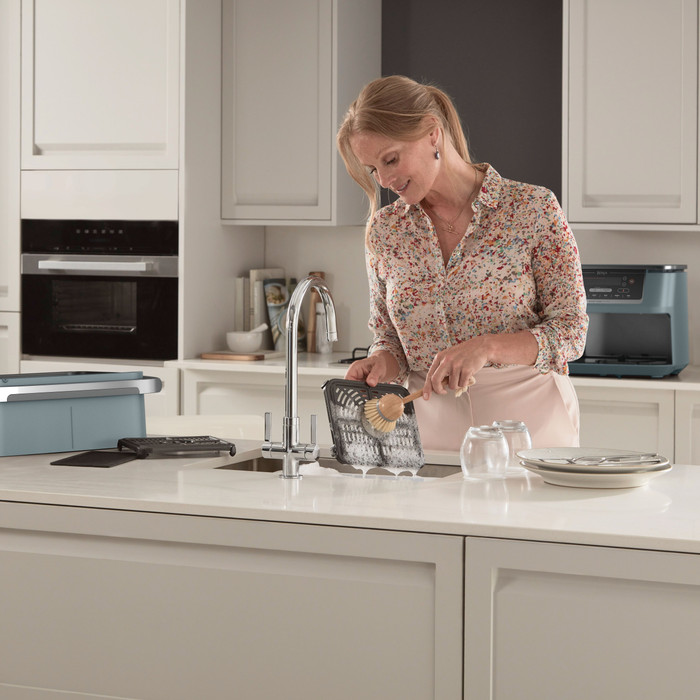 Ninja Foodi FlexDrawer Airfryer Blauw product in gebruik