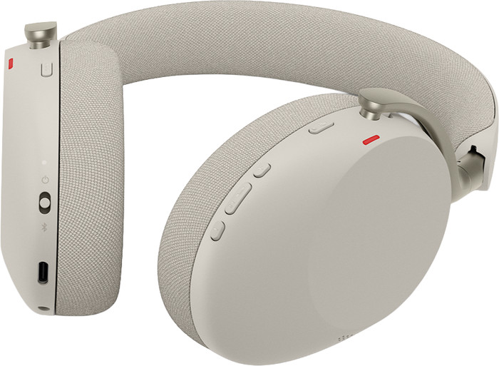 Jabra Evolve3 85 UC Link390c Draadloze Office Headset Grijs onderkant