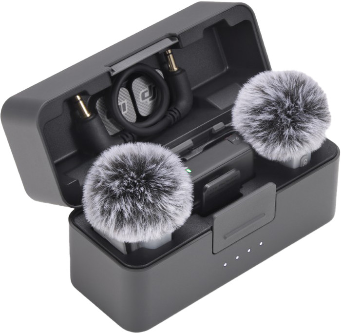 DJI Mic Mini 2 + Oplaadcase bovenkant