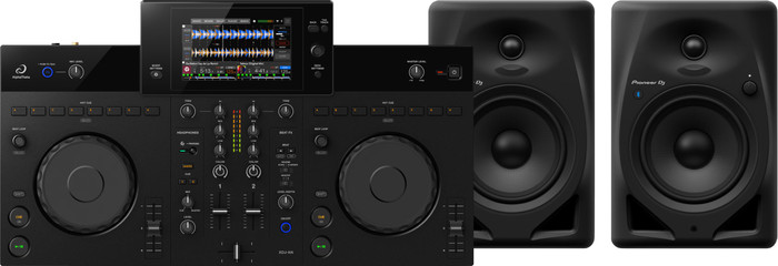 Alpha Theta XDJ-AN + Pioneer DJ DM-50D-BT Zwart Main Image
