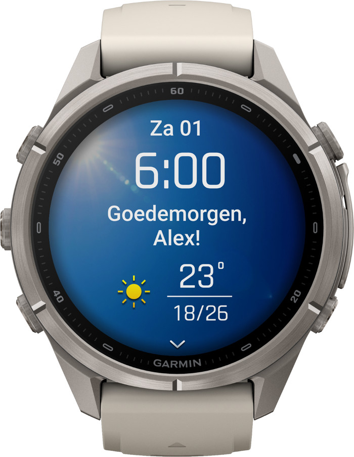 Garmin Fenix 9 Pro Titanium 43mm voorkant