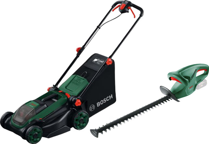 Bosch Rotak 18V2-38 (zonder accu) + Bosch EasyHedgeCut 18-45 Li (zonder accu) Main Image
