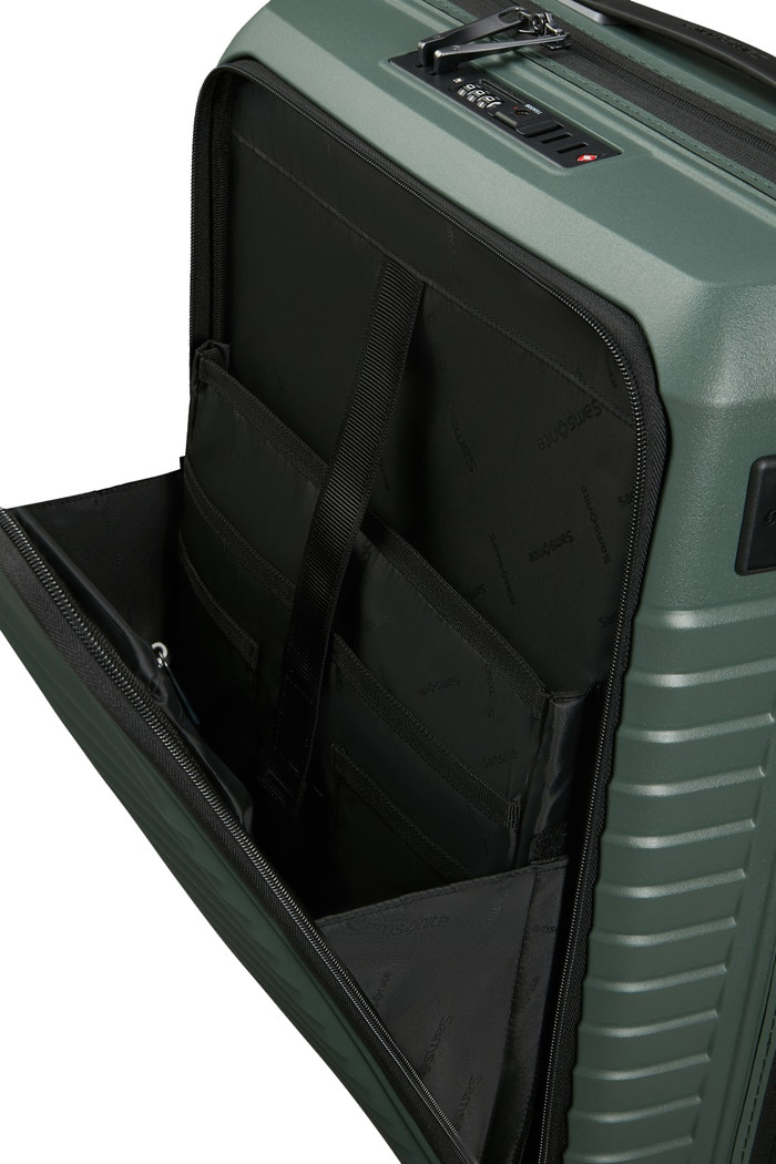Samsonite Intuo Spinner Easy Access Expandable 55cm Olive Green binnenkant