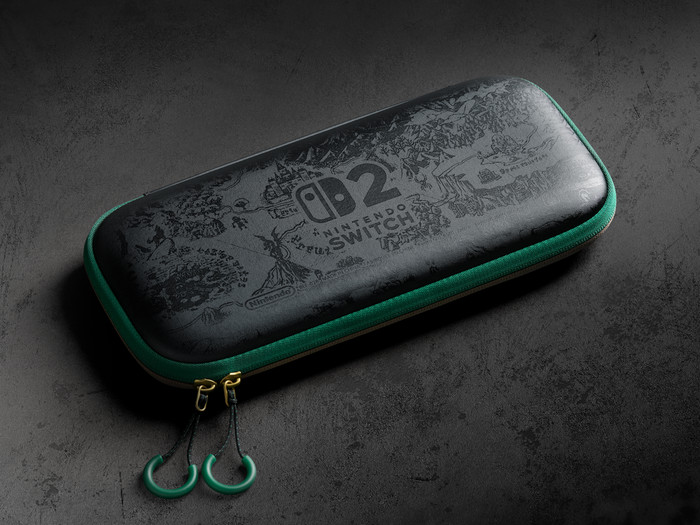 Nintendo Switch 2 Beschermhoes The Legend of Zelda 40th Anniversary Edition product in gebruik