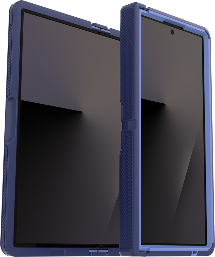 Otterbox Defender Samsung Galaxy Z Fold 8 Ultra Back Cover met Magneet Blauw voorkant