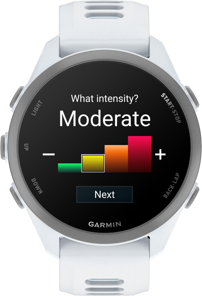Garmin Forerunner 170 43 mm Wit voorkant