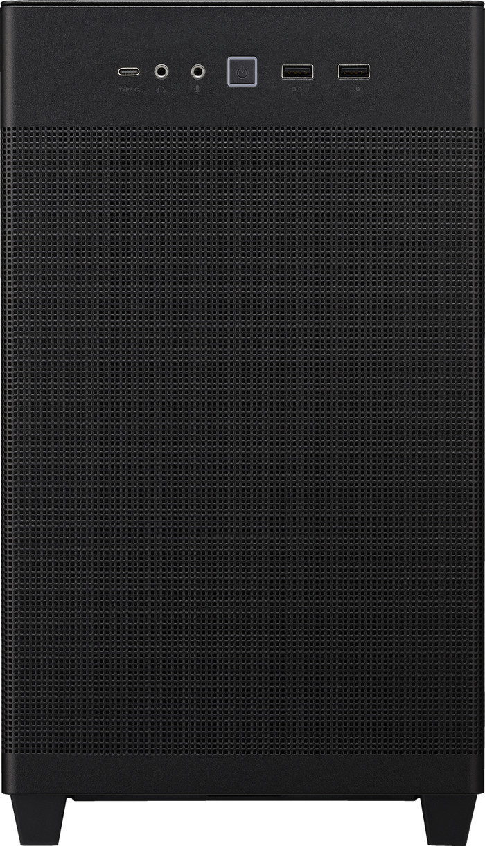 ASUS PRIME AP201 TG Zwart voorkant