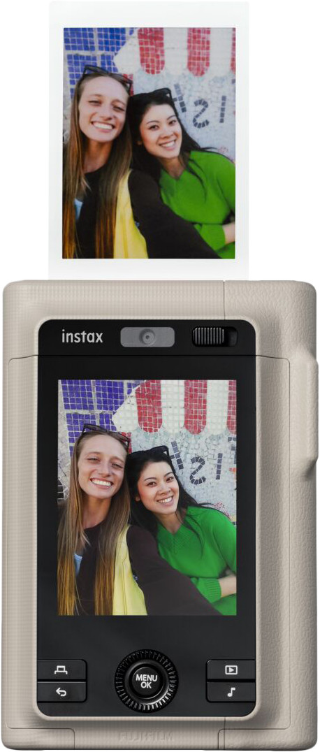 Fujifilm Instax Mini LiPlay+ Sand Beige achterkant