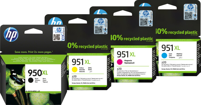 HP 951XL Cartridges Zwart/Kleur Combo Pack Main Image