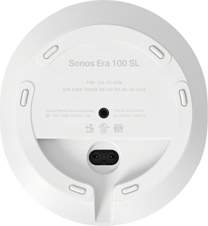Sonos Era 100 SL Wit onderkant