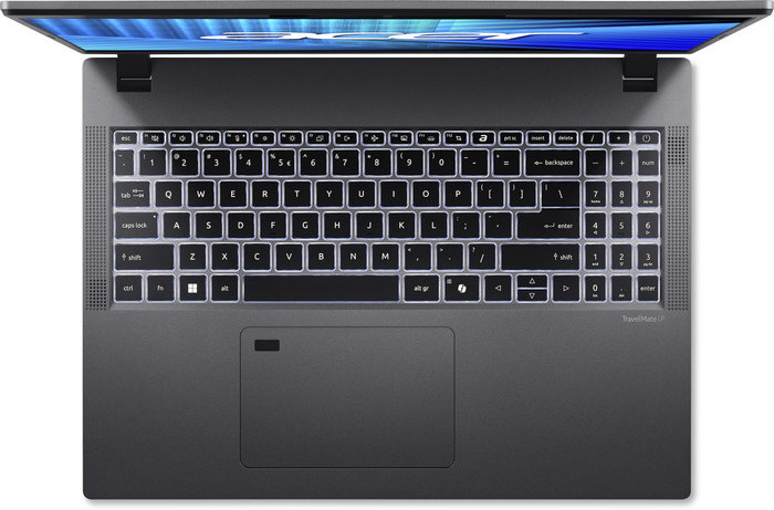 Acer TravelMate P2 16 TMP216-51-G2-TCO-77RK QWERTY bovenkant