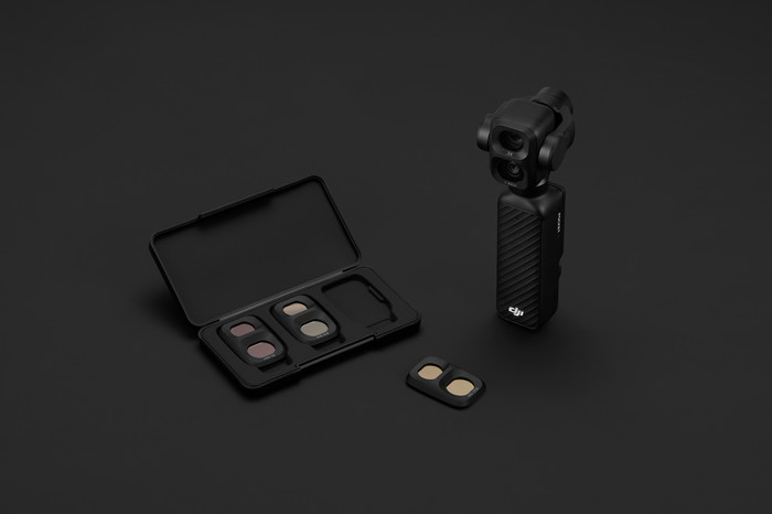 DJI Osmo Pocket 4P (Pro) Magnetic ND Filter Set product in gebruik