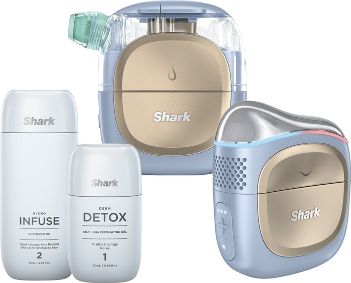 Shark FacialPro Glow + DePuffi FH320EU Blue Main Image