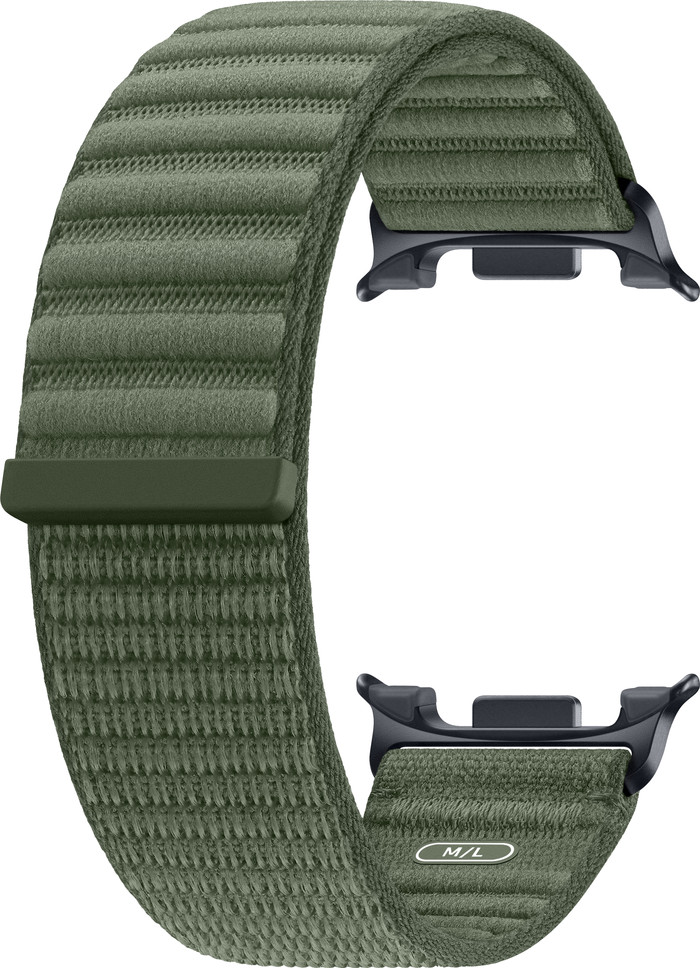 Samsung Galaxy Watch 9 Nylon Fabric Strap Green M/L detail