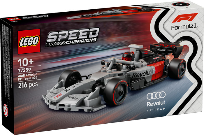 LEGO Speed Champions Audi Revolut F1 Race Car 77259 packaging